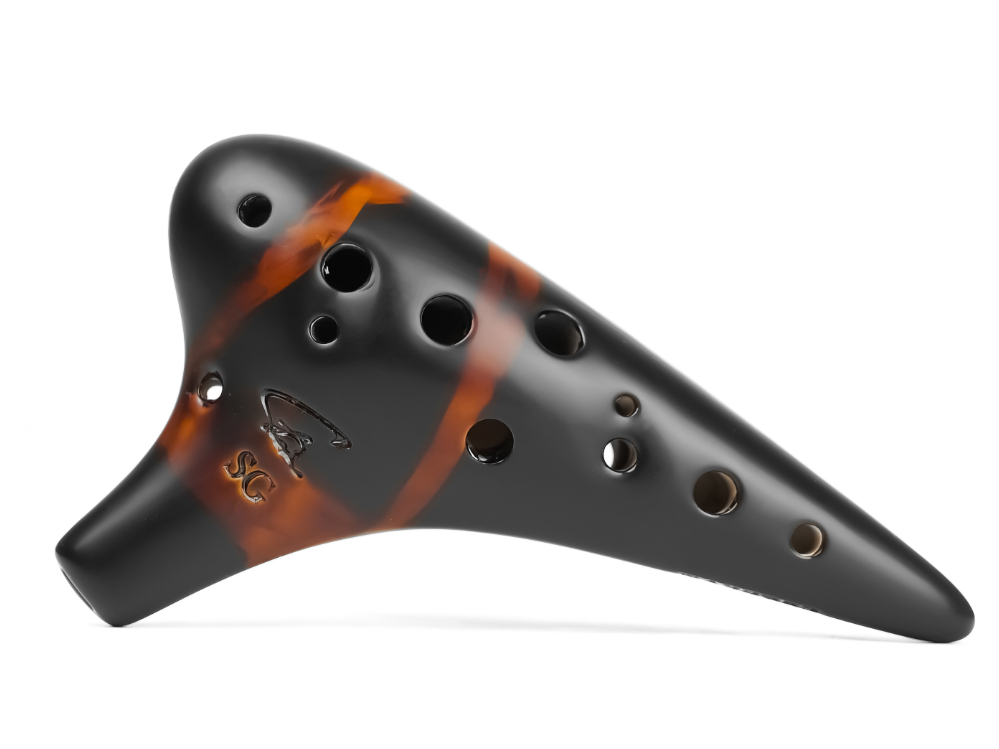 12孔熏燒提升款陶笛