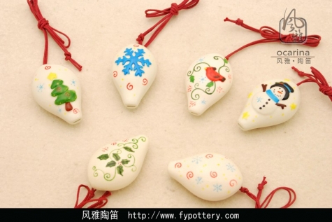4孔練習(xí)笛-圣誕浮雕系